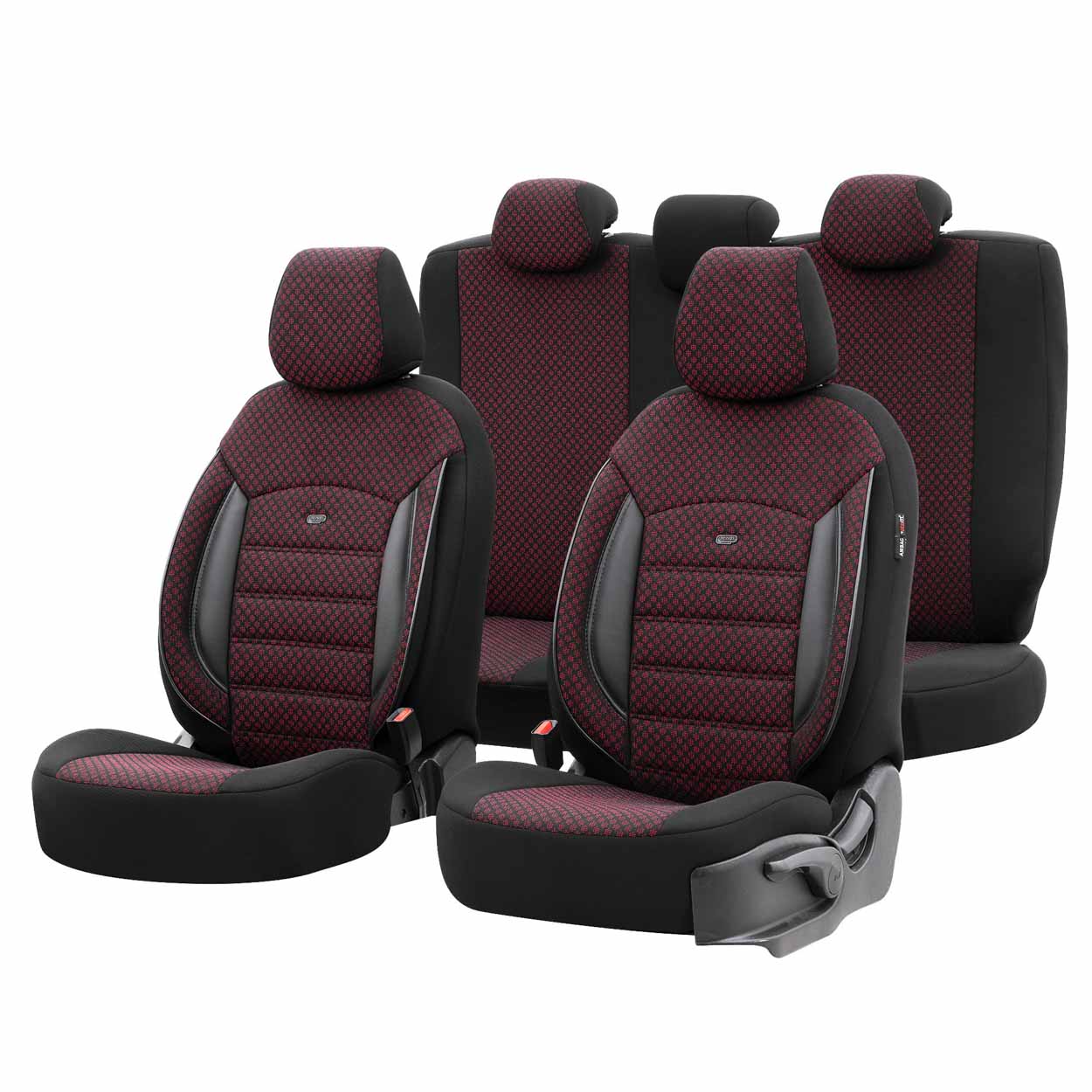 Komplet pokrowców na fotele OTOM Sport Plus 103 Burgundy NZ Airbag